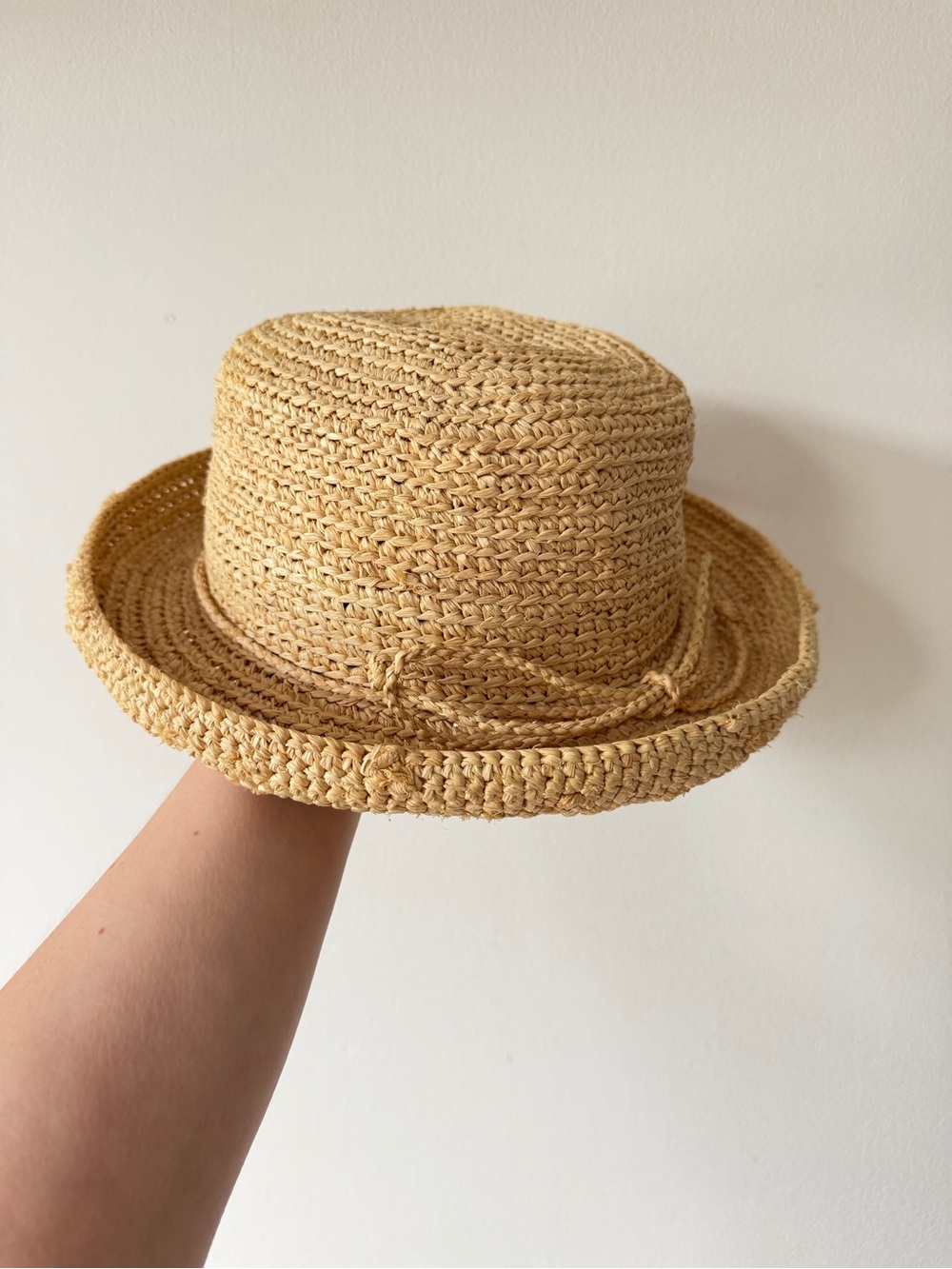 Scala Straw Sun Hat in Natural Beige
